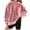 Pink, variant on Girls Hoodies 2025 Fashion Style Pullover Sweaters Zip Up Long Sleeve Solid Color Warm Soft Casual Sweatshirt Comfortable Breathable Outerwear Coat Winter Clothes
