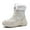 White, variant on Faux Fur Lined Snow Boots for Women Waterproof Warm Winter Shoes Mid Calf Outdoor Hiking Boots