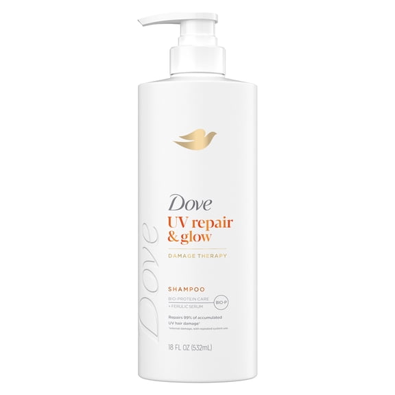 Dove Damage Therapy Shampoo UV Repair & Glow 18 fl oz