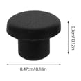 thumbnail image 2 of unbranded 100Ud Tapones Negros De Silicona Para Orificios De Muebles Con Instalación Fácil Y Duradera, 2 of 6