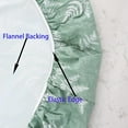 thumbnail image 5 of Round Vinyl Fitted Tablecloth with Flannel Backing Elastic Edge Design Table Cover Waterproof Oil-Proof Plastic Table Cloth Stain-Resistant Wipeable for 45"-52" Round, 5 of 6