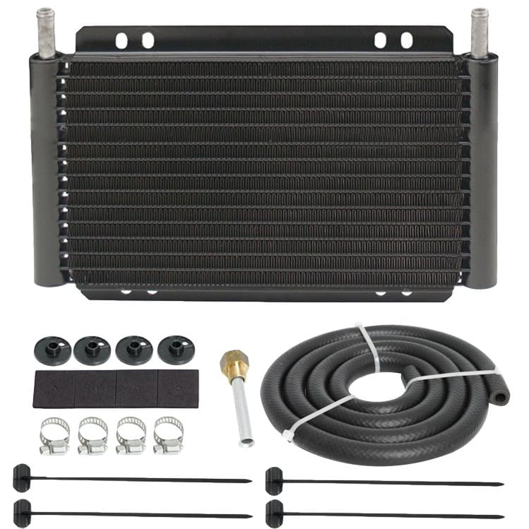 11 Heavy Duty Engine Towing Transmission Oil Cooler Kit Small Slim Walmart Com