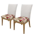 thumbnail image 2 of Fotbe Tulips Flowers Velvet Stretch Couch Cushion Cover Plush Cushion Slipcover for Chair Cushion Furniture Protector Seat Cushion Sofa Cover-16.9in, 2 of 9