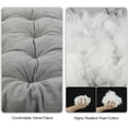 thumbnail image 4 of REDCAMP Camping Cot Mattress Pad for Adults, Comfortable Thicker Cotton Sleeping Cot Pad 75x29inches, Gray, 4 of 6