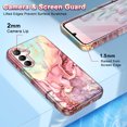 thumbnail image 6 of CASEFIV for Samsung Galaxy A16 5G Case,Shockproof Rugged Military Grade Drop Protection,Heavy Duty Cell Phone Cover for Galaxy A16 5G,Rose Gold, 6 of 7