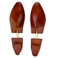 thumbnail image 2 of Hormas de madera para zapatos: plantillas de pino ajustables para evitar deformaciones y arrugas, talla 39-40, marrón oscuro, 2 of 8