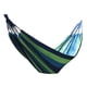 thumbnail image 4 of Hamaca de camping con cuerda resistente para árbol y bolsa de viaje. Hamaca de lona ligera. Azul 190x150cm, 4 of 9