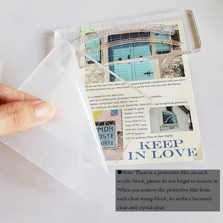 Acrylic Blocks for Stamps 