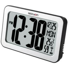 La Crosse Technology 513 1419 Int Atomic Full Calendar Clock With Extra Large Digits Walmart Com Walmart Com