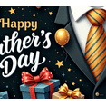 thumbnail image 4 of Elegant Design Happy Father's Day Party Banner Decorative Balloons Gift Boxes for Father's Day Celebration Family Gathering Outdoor Event, 4 of 7