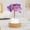 Amethyst, variant on Golden Lamp of Wealth - Citrine Tree Night Light, Handmade Crystal Money Tree with Wood Base for Home Office Decor, Luck & Prosperity