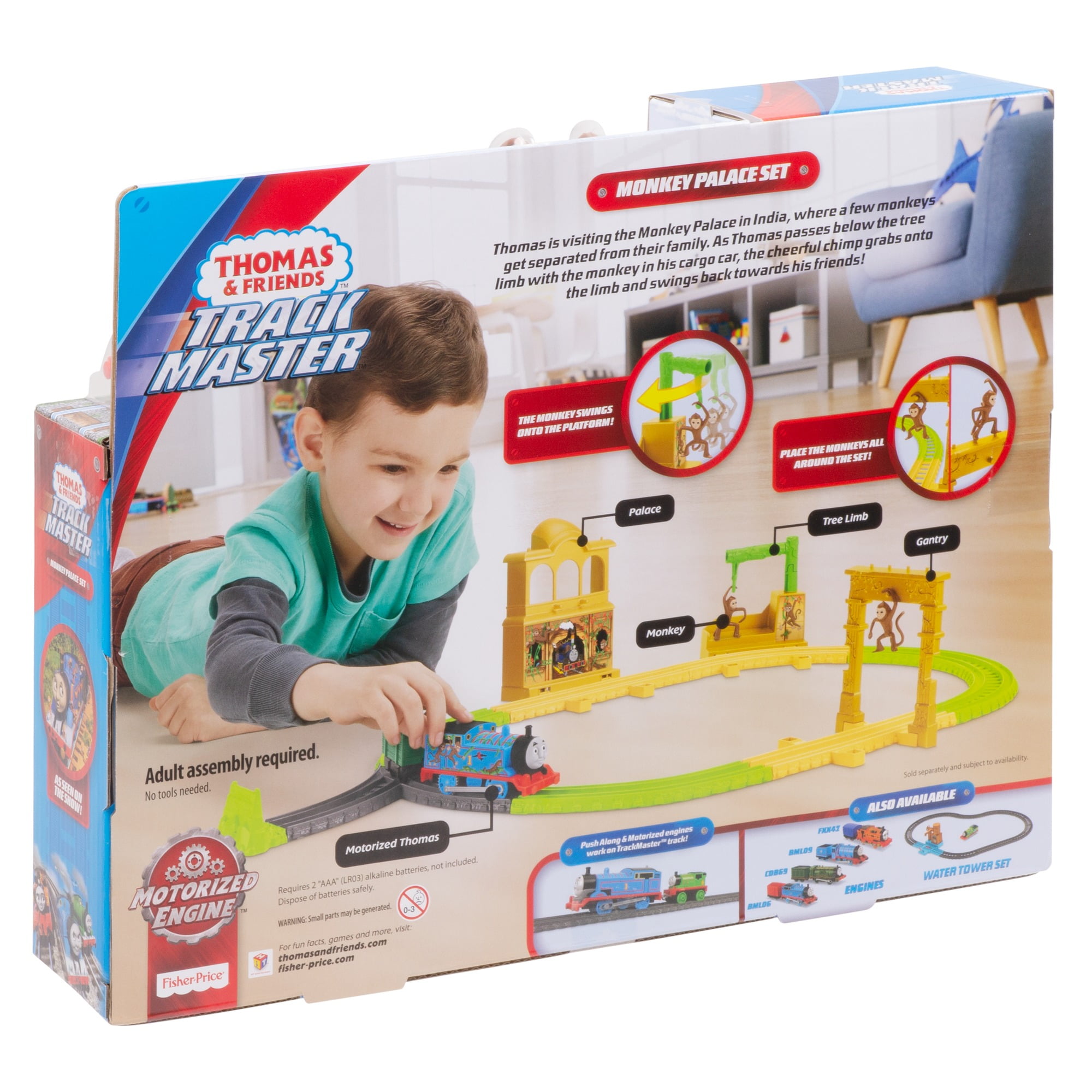 thomas trackmaster monkey palace set