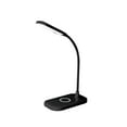 thumbnail image 2 of shyuyusa LED Eye Protection Desk Lamp Student Reading Wireless Charging Desk Lamp with USB Charging Port & Clock,Children's Bedroom 3Class To Adjust Night Reading Lamp10W Wireless Charging, 2 of 8