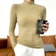 thumbnail image 4 of Camisas de manga larga de cuello alto para mujer Moda de otoño Capas básicas Ropa interior delgada Tops Zhivalor  BST2001320-6, 4 of 6