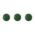 thumbnail image 1 of Transemion Versatile Simulate Plastic Leave Ball Realistic Appearance Green Indoor green 15cm 3Set, 1 of 6