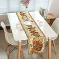 thumbnail image 4 of Fall Harvest Pumpkins Table Runner, Vintage Autumn Thanksgiving Table Decoration for Indoor Outdoor Home Party Decor 13 x 72 Inches, 4 of 6