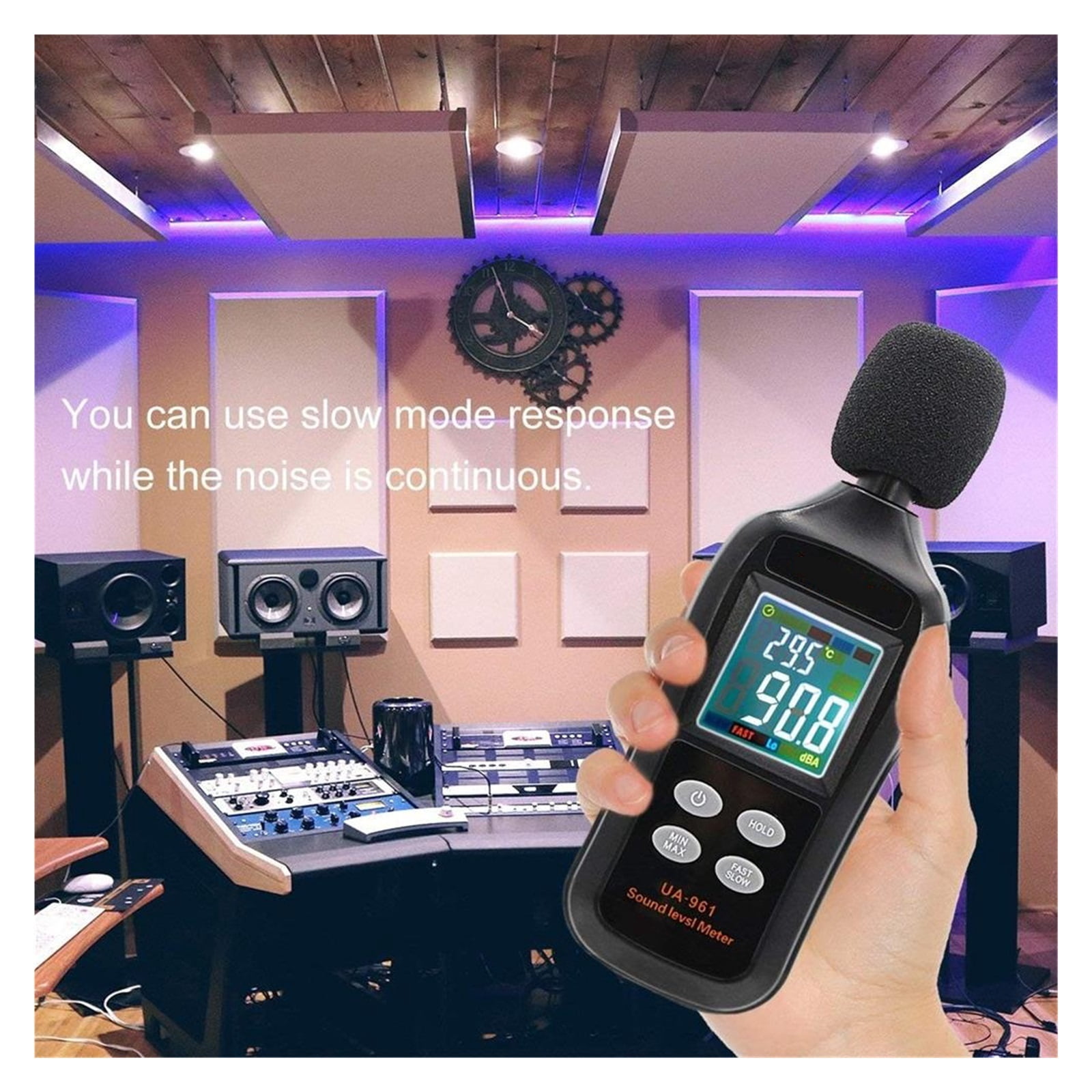 Noise Decibel Meter, Noise Meter Portable Noise Detector Sound