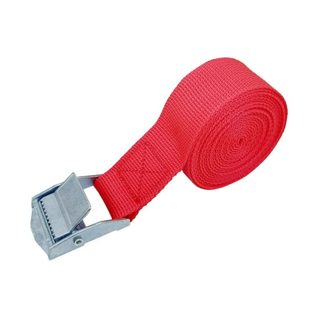 4M Cargo Straps With Buckle Tie-Down Belt For Motorcycle Car Bicycle Metal Tow Rope Strong Ratchet Fixing Belt For Lugga Bag