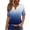 Navy, variant on Tops Women's Flowy Elegant Loose Fit Tshirt Short Sleeve Fashion Solid T-shirt Cotton Soft V-Neck Tshirts Plus Cotton Linen Tee Tops Tunics Work Out Ladies Blouse Shirts Gray M