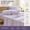 Purple Gingham, variant on Yellow Gingham Ruffle Queen Sheet Set, Soft Pre-Washed Microfiber Plaid Queen Bed Sheets, 4-Piece Deep Pocket Farmhouse Bedding