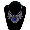 thumbnail image 4 of Collar exagerado de estilo étnico bohemio con diamantes de aleación de colores, joyería para mujer, 4 of 6