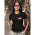 thumbnail image 2 of Lovers Gonna Love Women Black T-Shirt, Female XX-Large, 2 of 4
