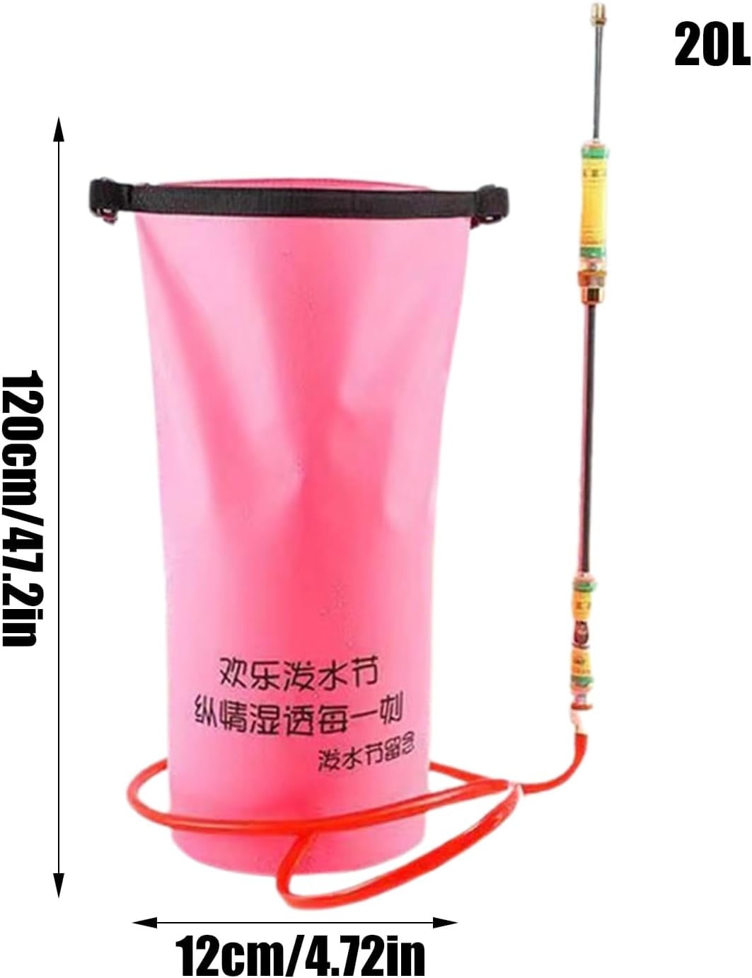 Mnhhatv Large Water Squirter Backpack - Continuous Spraying Water Soaker with Large Capacity Tank, Ideal for Outdoor Pool Games, Beach, Yard Play, or Family Events for Endless Fun