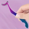 thumbnail image 2 of Hippocampus-shaped Stainless Steel False Eyelash Applicator Tweezers - Easy-to-Use Beauty Tool, 2 of 9
