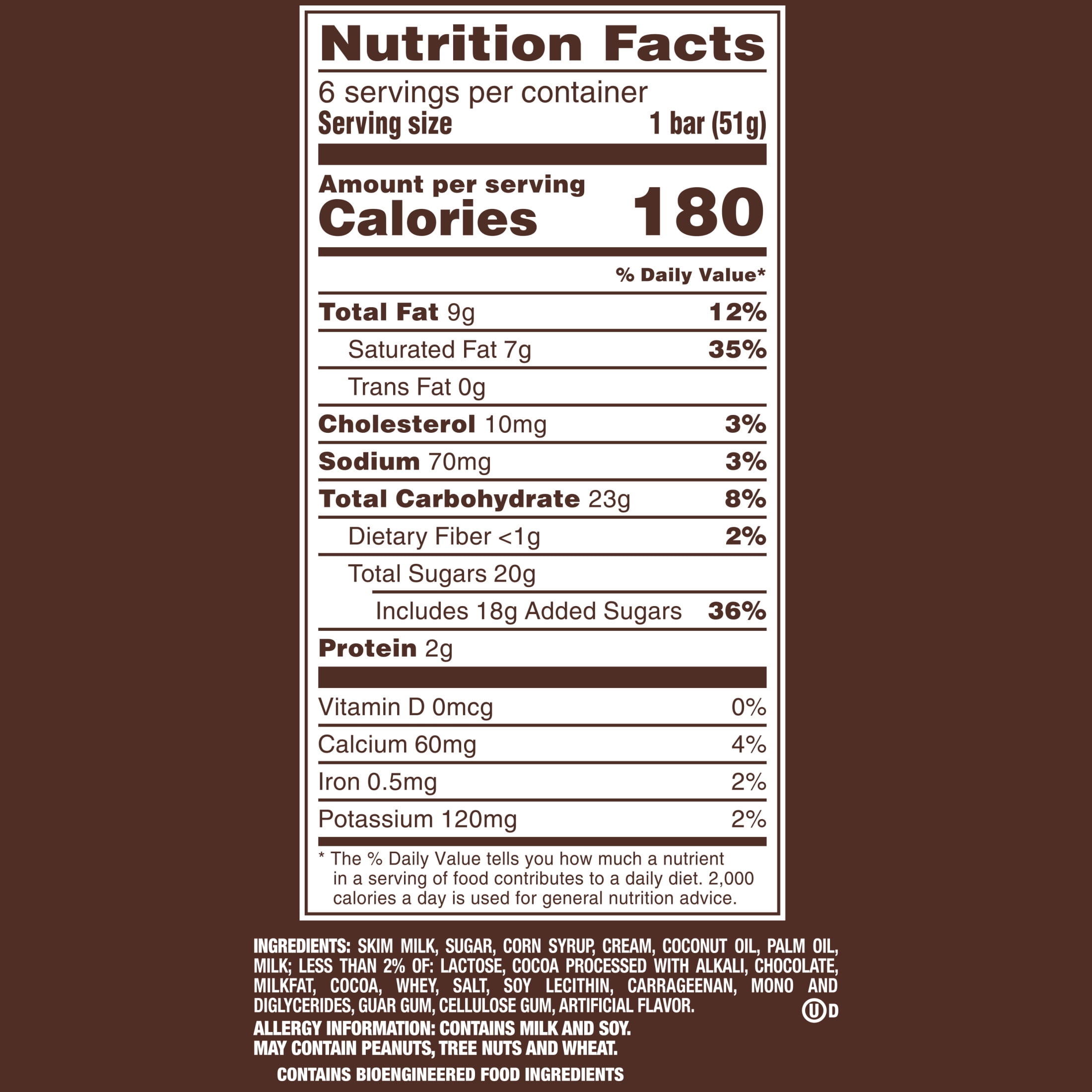 MILKY WAY Chocolate Ice Cream Bars, Coated with Milk Chocolate and Caramel, 12 fl oz, 6 Pack