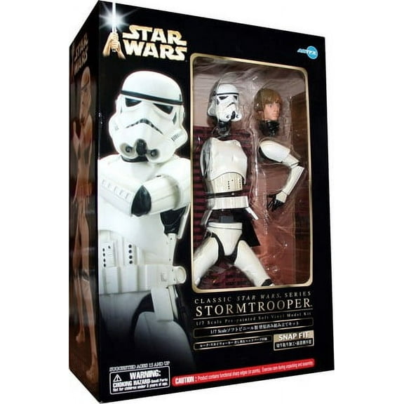 Star Wars Snap Fit Luke in Stormtrooper Armor Vinyl Statue