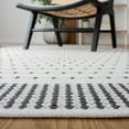 thumbnail image 6 of SAFAVIEH Montauk Nuala Abstract Dots Cotton Area Rug, Grey/Ivory, 8' x 10', 6 of 9