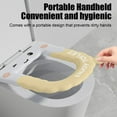 thumbnail image 5 of Wash-Free Toilet Seat Cover - Waterproof Adhesive Toilet Pad for Home Use, High-Elasticity Cushion Mat All-Season Bathroom Protector No-Wash Fast-Dry Seat Ring, 5 of 6