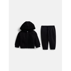 Wonder Nation Baby Zip-Up Hoodie & Joggers Fleece Set