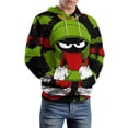 thumbnail image 6 of Looney Tunes Marvin The Martian Mens Womens Novelty Hoodie 3D Print Pullover Hooded Long Sleeve Sweatshirts Tops Blouse with Pocket, 6 of 8