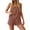 Rose Gold, variant on Women's Strapless Bow-Tie Romper with Elastic Waist & Flowy Shorts - Cute Summer Jumpsuit for Beach Parties & Vacation Getaways