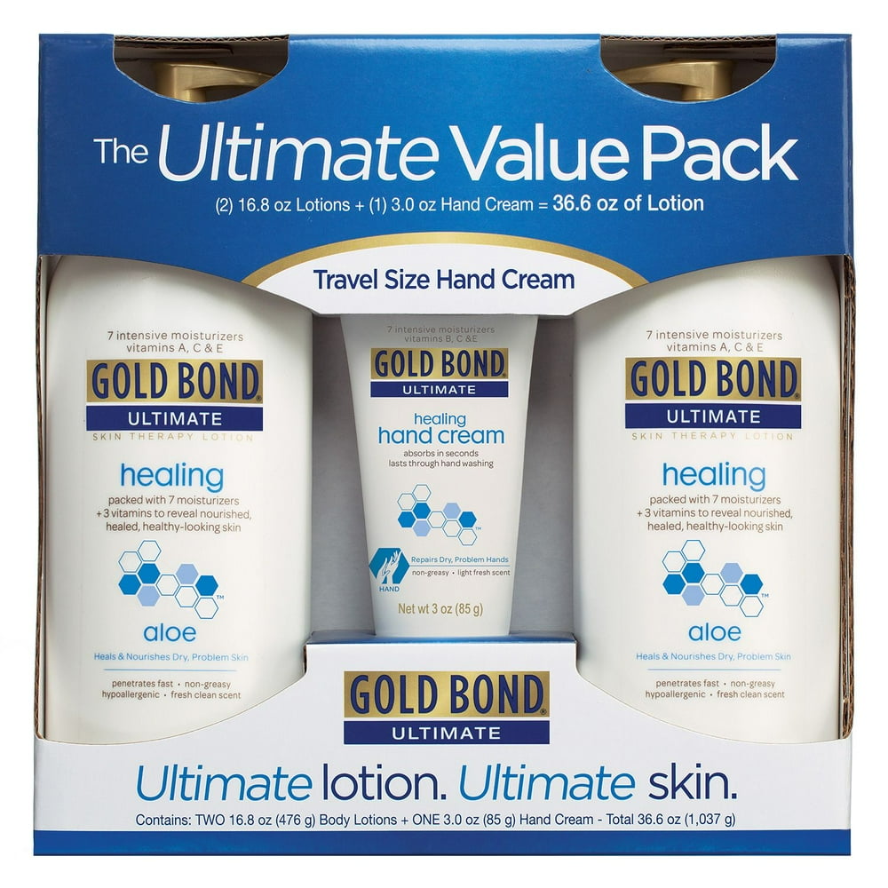 Gold Bond Lotion + Hand Cream Ultimate Value Pack