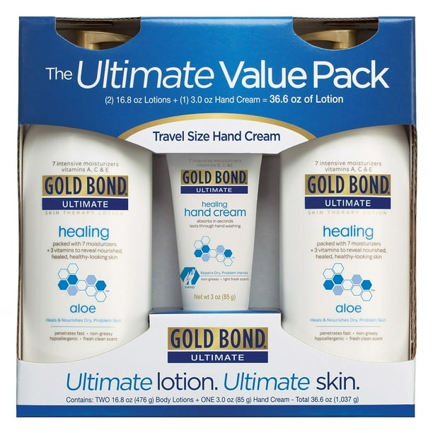 Gold Bond Lotion + Hand Cream Ultimate Value Pack