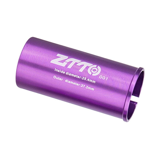 Adaptador de bicicleta, adaptador de conversión de manguito reductor, fabricado en aluminio, resistente a la oxidación y 272 a 254 mm