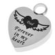 thumbnail image 2 of Colgante de joyería de cremación de corazón de acero inoxidable, recuerdo de mascota, de conmemorativa jinwen  Heart Memorial Pet Pendant, 2 of 8