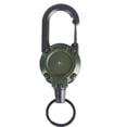 thumbnail image 1 of Heavy Duty Retractable Pull Badge Reel Carabiner Key Chain Steel Wire RopeHolder, 1 of 8