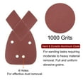 thumbnail image 4 of Uxcell 24 Packs 1000 Grits Aluminum Oxide Hook & Loop Sandpapers Sanding Pads with Extra Tips Brown, 4 of 6