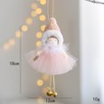 thumbnail image 1 of Christmas Doll Mini Angel Pendant with Silver Wings Decor Xmas Tree Ornament Christmas Elf Doll Christmas Decorations for Home, 1 of 5