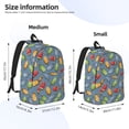 thumbnail image 3 of Lsque Fruit Ice Cream Pattern Canvas Daypack, Durable Backpack, High-quality Versatile Backpack,Vintage Compact Backpack-Small, 3 of 6