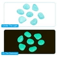 thumbnail image 4 of Uxcell 100Pack Glow Rocks 8-11mm Glow Pebbles Decoration in the Dark Luminous Stones Decor DIY Decorative Blue, 4 of 7