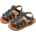 thumbnail image 3 of Girls Sandal Open toe Strap Toddler Summer Shool Flats, 3 of 7