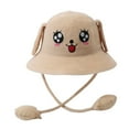 thumbnail image 3 of Capa de sombrero de paja de gorra de pescadores divertidos para viajes regalos de primavera de verano viajes de verano Caqui, 3 of 10