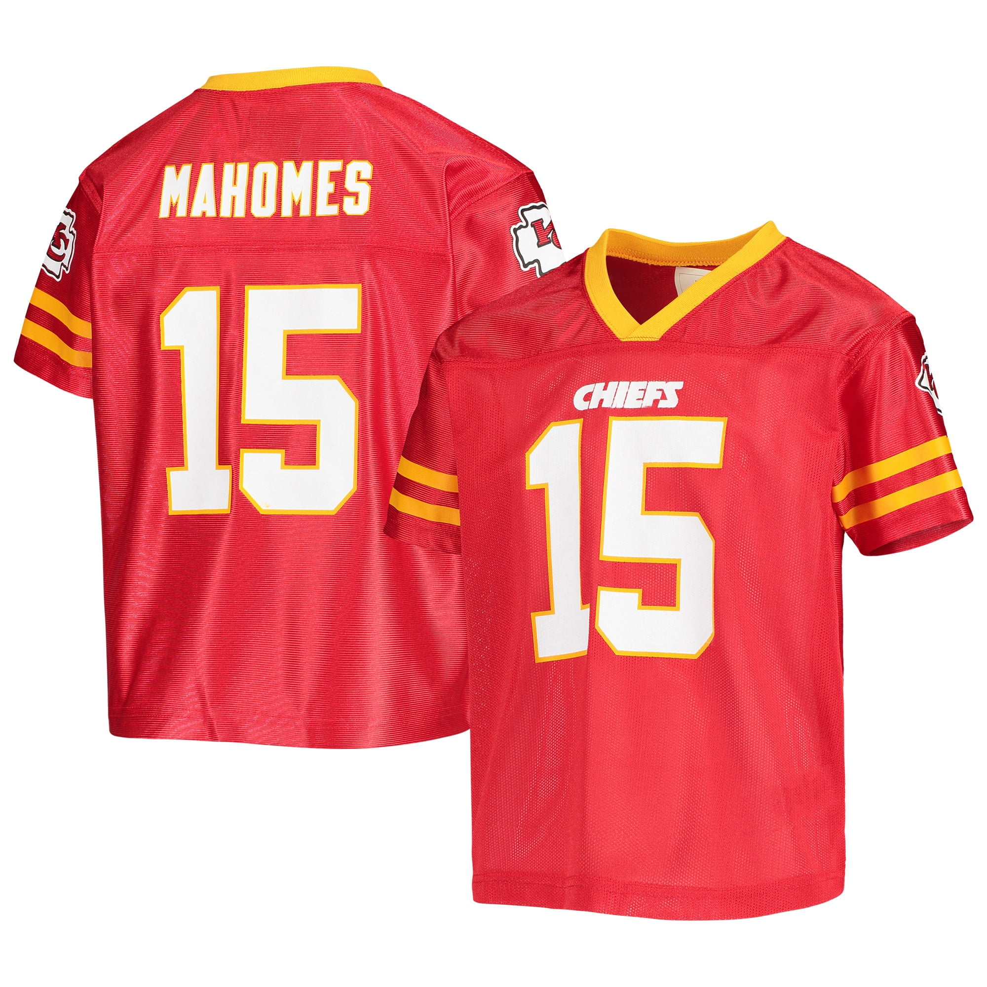 Youth Red Patrick Mahomes Kansas City Chiefs Team Replica Player Jersey ...