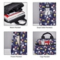 thumbnail image 3 of Fuzoiu Colorful Jellyfish Print Lightweight Daypack,Weekender Bag for Men and Women, Travel Backpack with Padded Straps for School, Travel & Work, 3 of 7
