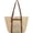 C-brown, variant on Kukuzhu Straw Beach Bag, Summer Woven Tote Bag Large Shoulder Handbag Straw Purses and Handbags for Women Vacation