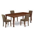 thumbnail image 2 of East West Furniture Dining Room Set Mahogany, DOAB5-MAH-18, 2 of 6